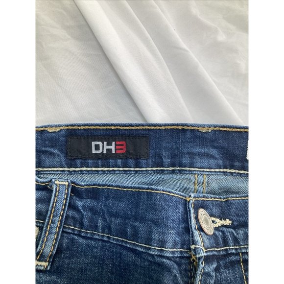 Dh3 Jake Mens 38 X 30 Blue Denim Jeans Straight - Picture 3 of 8